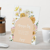 Panneau de la barre Mimosa Arche Florale Peach (In SItu)