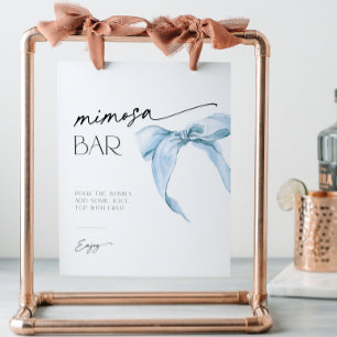 Panneau de la barre Mimosa avec Fête des mariées b