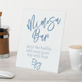 Panneau de la barre Mimosa bleue Dusty (In SItu)