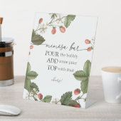 Panneau de la barre mimosa fraise (In SItu)