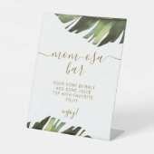 Panneau de la barre Momosa de la palme Tropical Fl (Recto)