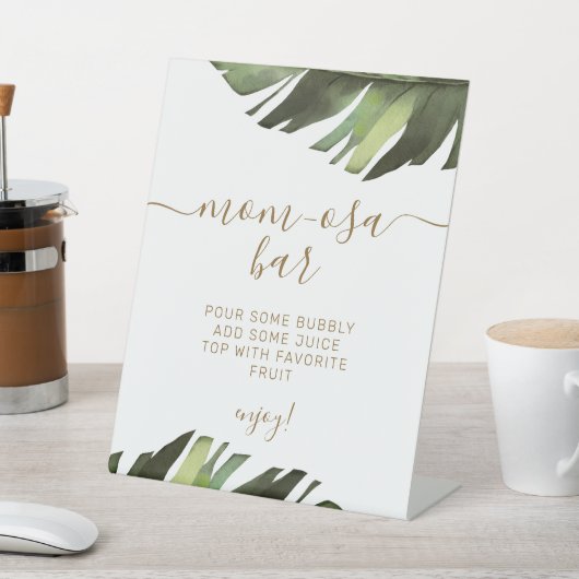 Panneau de la barre Momosa de la palme Tropical Fl (In SItu)