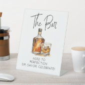 Panneau de la barre Whiskey personnalisé - âge à l (In SItu)