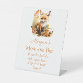 Panneau de la chaise Baby shower Momosa (Recto)