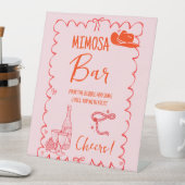 Panneau de la Dernière table du Rodeo Mimosa de Na (In SItu)