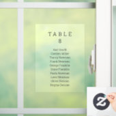 Panneau de la fenêtre Cling minimal Mariage Seatin (Maison)