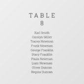 Panneau de la fenêtre Cling minimal Mariage Seatin (Feuille)