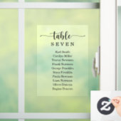 Panneau de la fenêtre Cling Rustic Mariage (Maison)