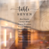 Panneau de la fenêtre Cling Rustic Mariage (Feuille 2)