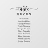 Panneau de la fenêtre Cling Rustic Mariage (Feuille)