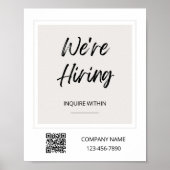 Panneau de la fenêtre de location, Poster beige mi (Devant)