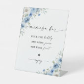 Panneau de la Fête des mariées bleue Dusty en ivoi (Recto)