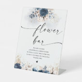 Panneau de la Fête des mariées bleue et poussiéreu (Recto)