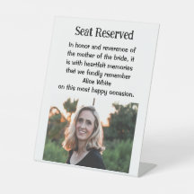 Panneau de la plaque commémorative de la mère de l