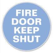 Panneau de la porte d'incendie - Sticker à panneau (Devant)