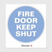 Panneau de la porte d'incendie - Sticker à panneau (Feuille)
