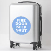 Panneau de la porte d'incendie - Sticker à panneau (Sur valise)