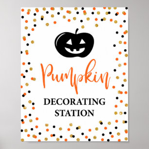 Panneau de la station de décoration Halloween Happ