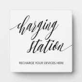 Panneau de la station de recharge Plaque de table  (Devant)