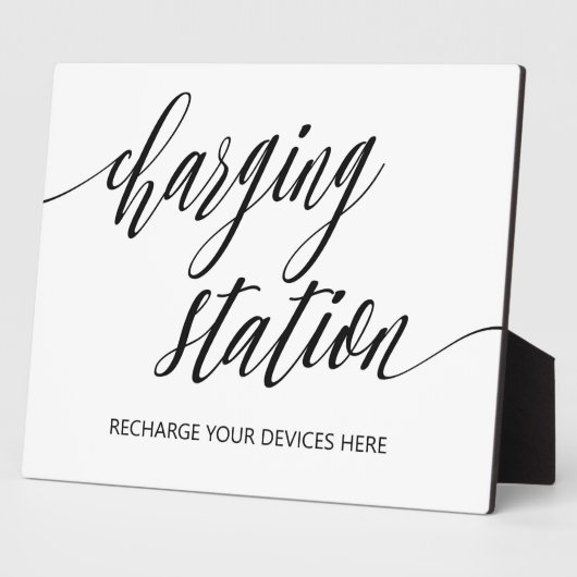 Panneau de la station de recharge Plaque de table (Côté)