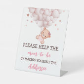 Panneau de la station Enveloppe Baby shower fille  (Recto)