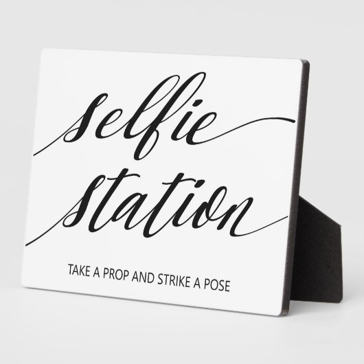 Panneau de la station Selfie Plaque de Tabletop av (Côté)