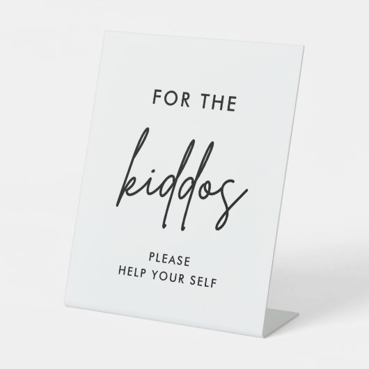 Panneau de la table Activités Enfants Mariage Kidd (Recto)