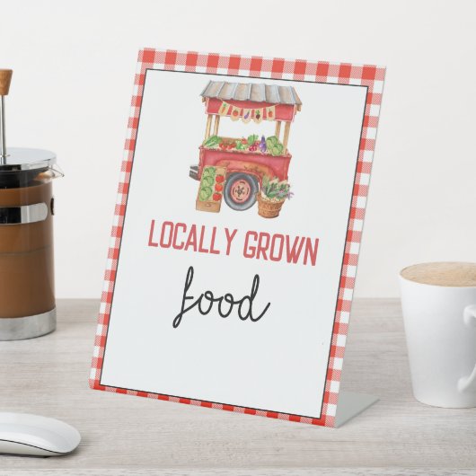 Panneau de la Table alimentaire d'anniversaire du (In SItu)