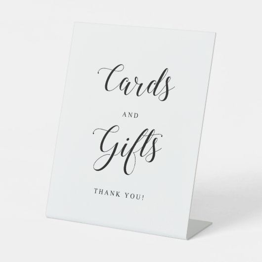 Panneau de la table cadeau Mariage simple  (Recto)