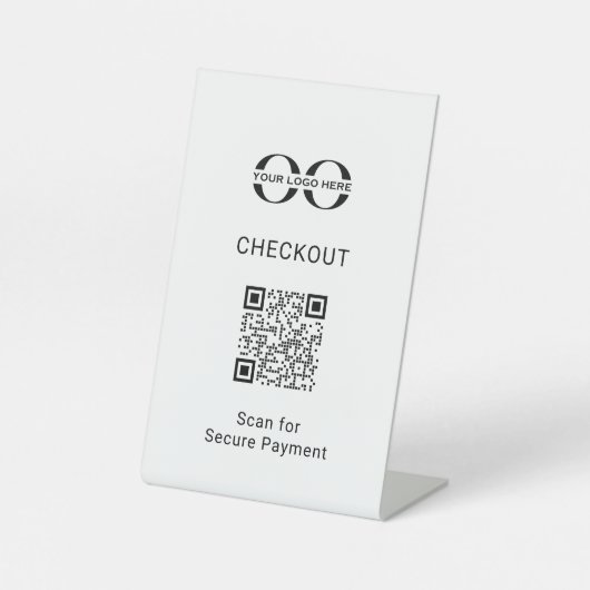 Panneau de la table Code QR - Paiement sécurisé pe (Recto)