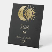 Panneau de la table Crest Black Gold (Recto)