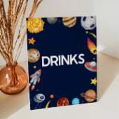 Panneau de la Table de boisson de l'Espace extra-a