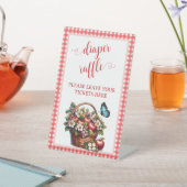 Panneau de la table de distribution de pommes flor (In SItu)