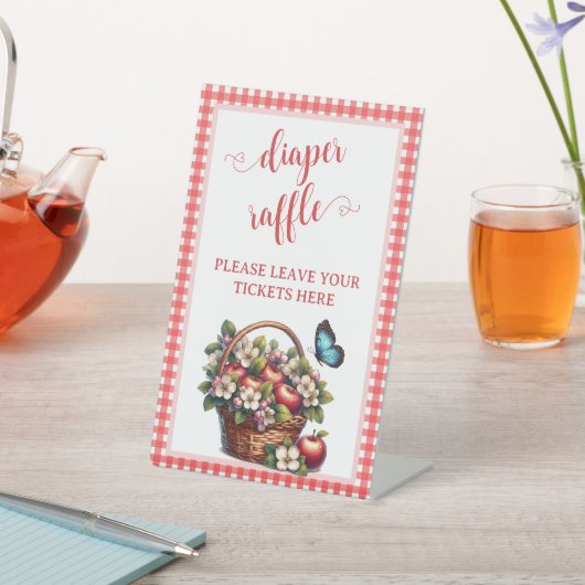 Panneau de la table de distribution de pommes flor (In SItu)