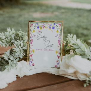 Panneau de la table de traitement - Baby shower Fl