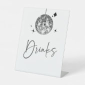 Panneau de la table des boissons Silver Disco (Recto)