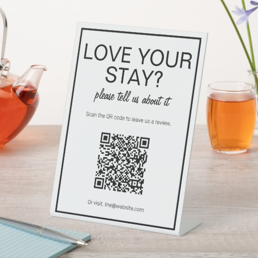 Panneau de la table d'examen du code QR blanc mode (In SItu)