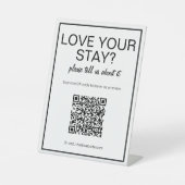 Panneau de la table d'examen du code QR blanc mode (Recto)