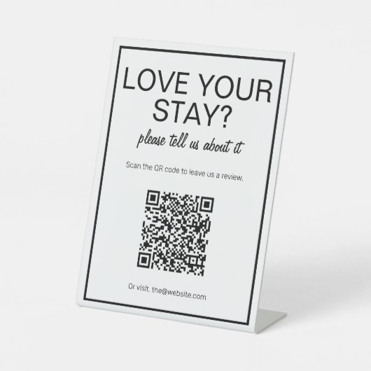 Panneau de la table d'examen du code QR blanc mode (Recto)