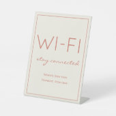 Panneau de la table d'hôtes Wi-Fi de sable de plag (Recto)