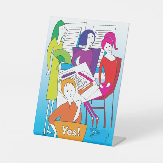 Panneau de la table Mah Jongg Yes (Recto)