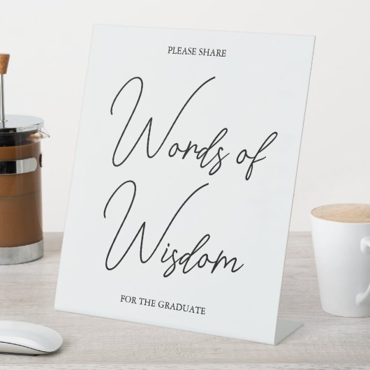 Panneau de la table noire et blanche pour les étud (In SItu)