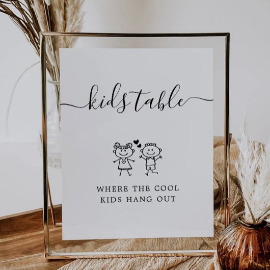 Panneau de la table pour enfants | Panneau de tabl