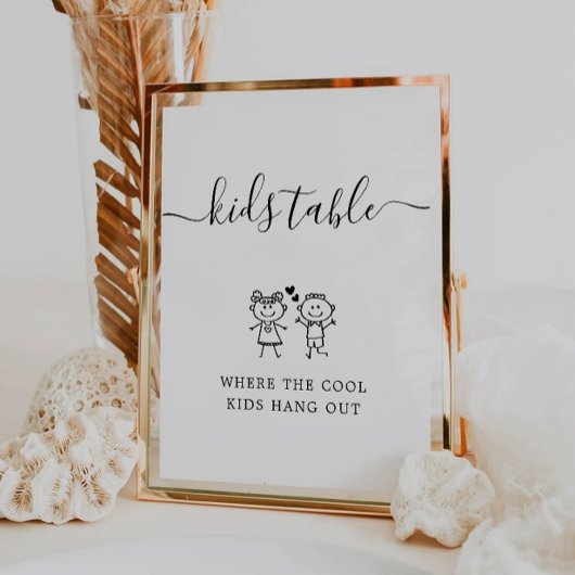 Panneau de la table pour enfants | Panneau de tabl