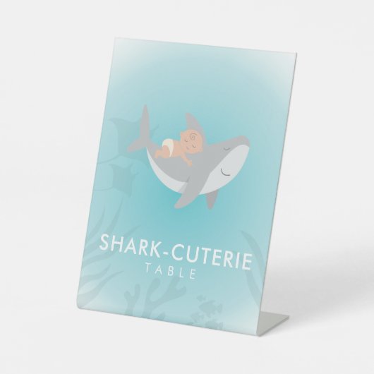 Panneau de la tente Buffet de bébé requin doux (Recto)