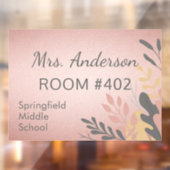 Panneau de l'enseignant de l'école - Étiquette de  (Feuille 2)