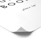 Panneau de livre d'or à typographie chic (Coin)