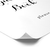 Panneau de livre d'or de calligraphie moderne (Coin)