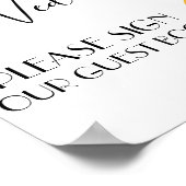 Panneau de livre d'or Tranches et feuilles de citr (Coin)