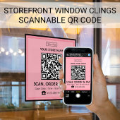 Panneau de magasin Code QR scannable | Scannez, co